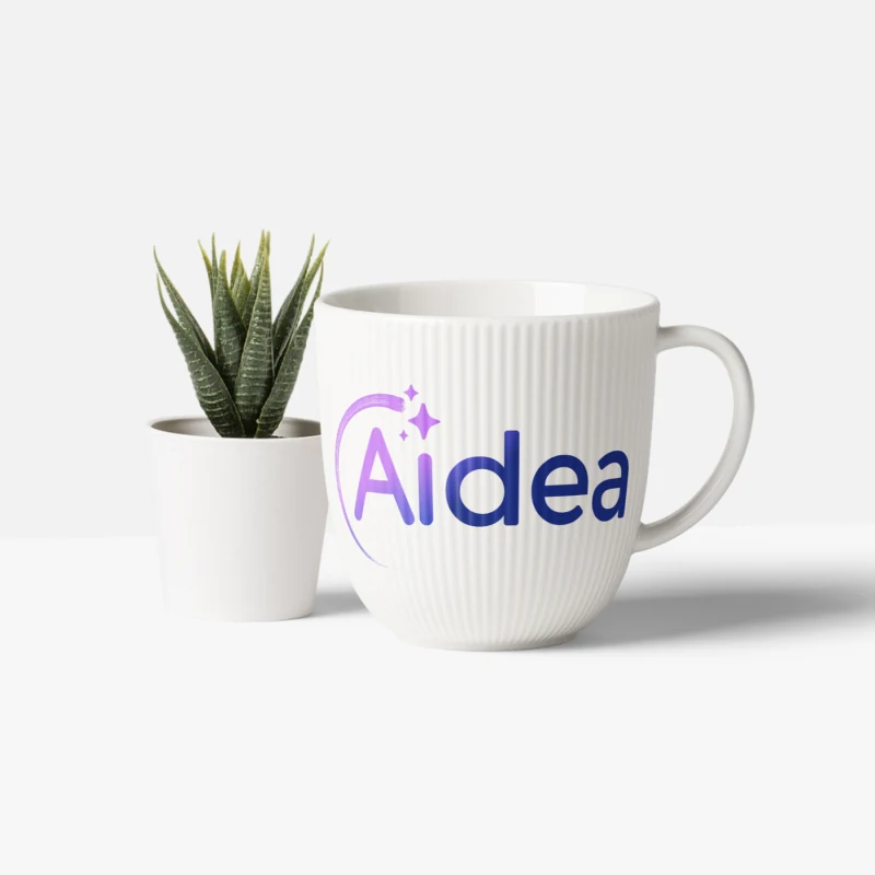 Aidea işaretinin gündelik kurumsal ürün üzerindeki uygulaması.