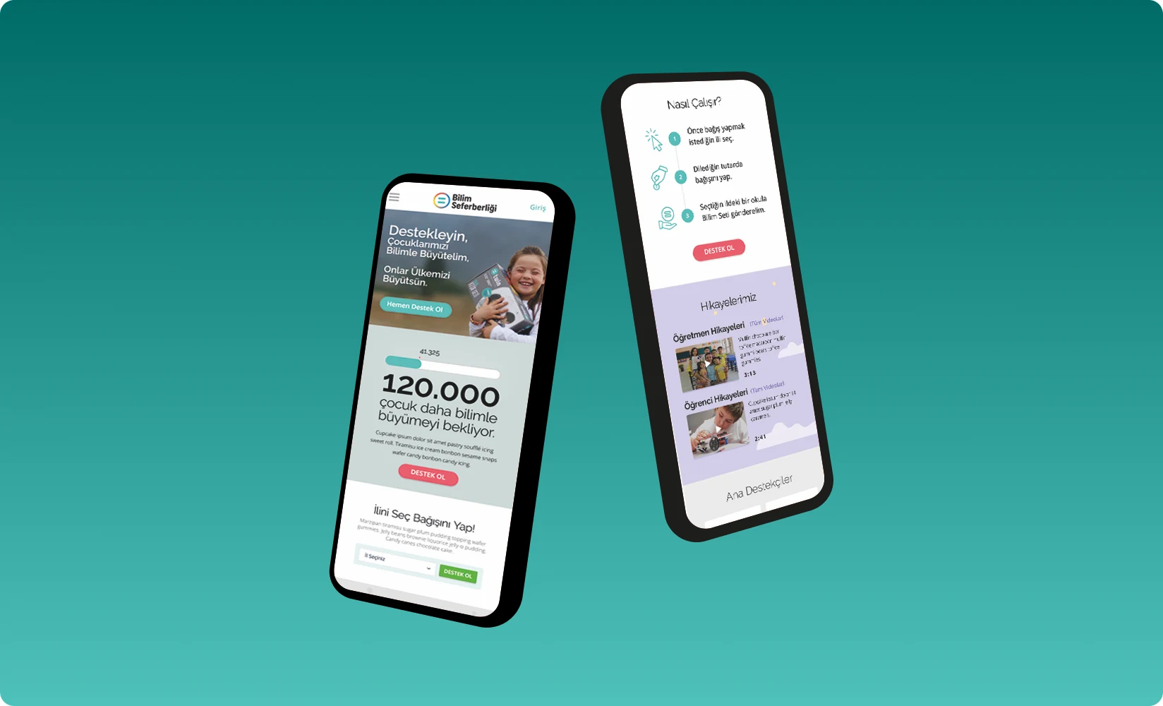 Bilim Seferberliği: mobil web deneyimi
