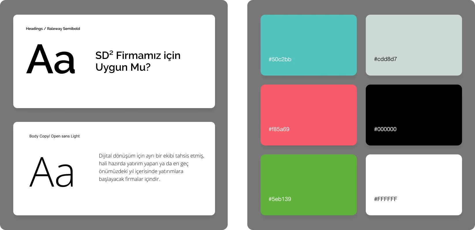 Bilim Seferberliği: tipografi ve renkler