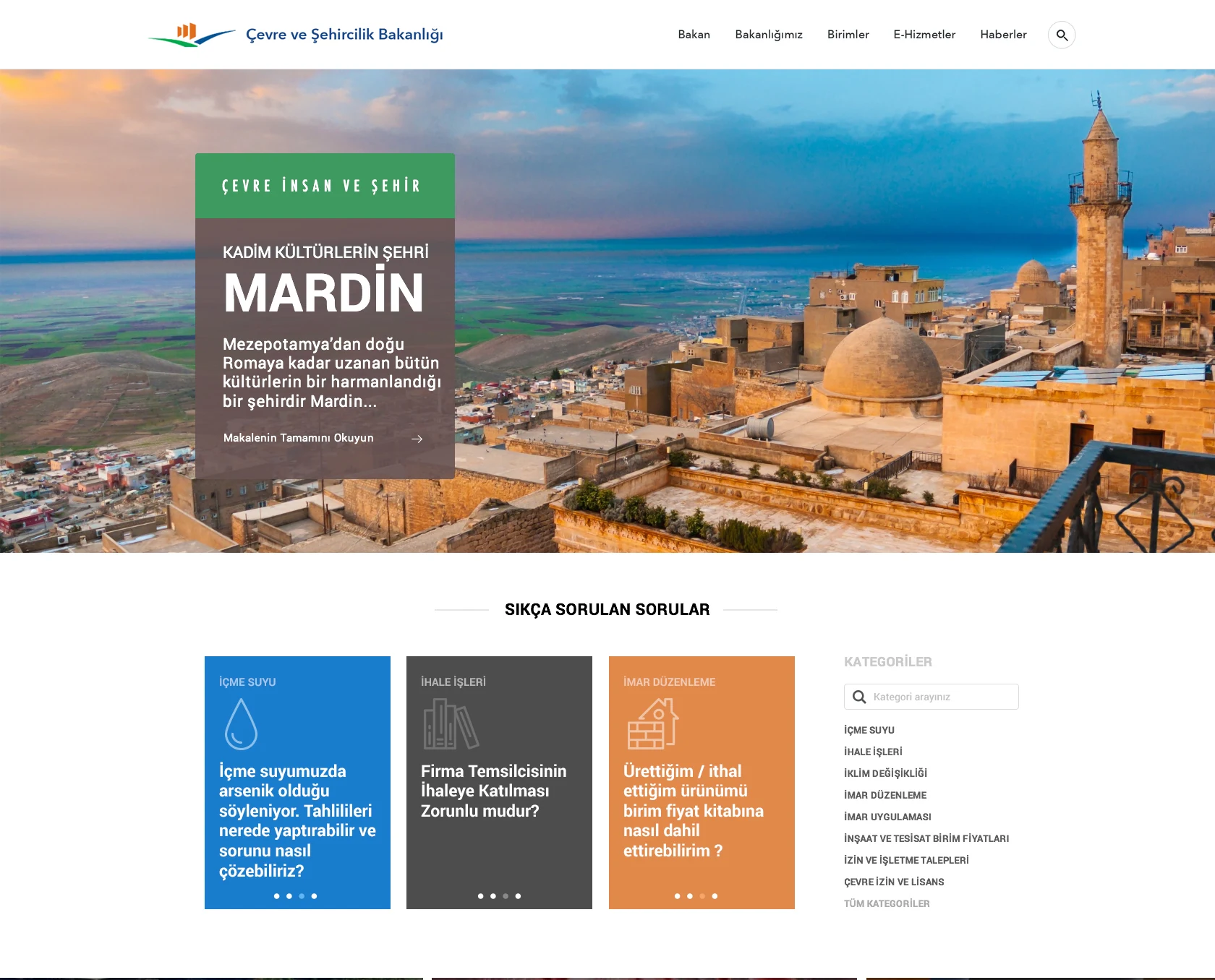 Lower-page structure pairing a city introduction with colour-coded frequently asked questions.