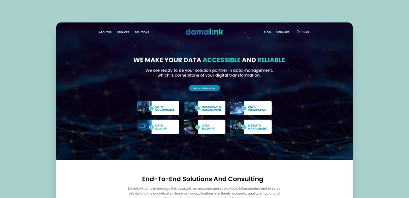 Damalink Kurumsal Web Sitesi