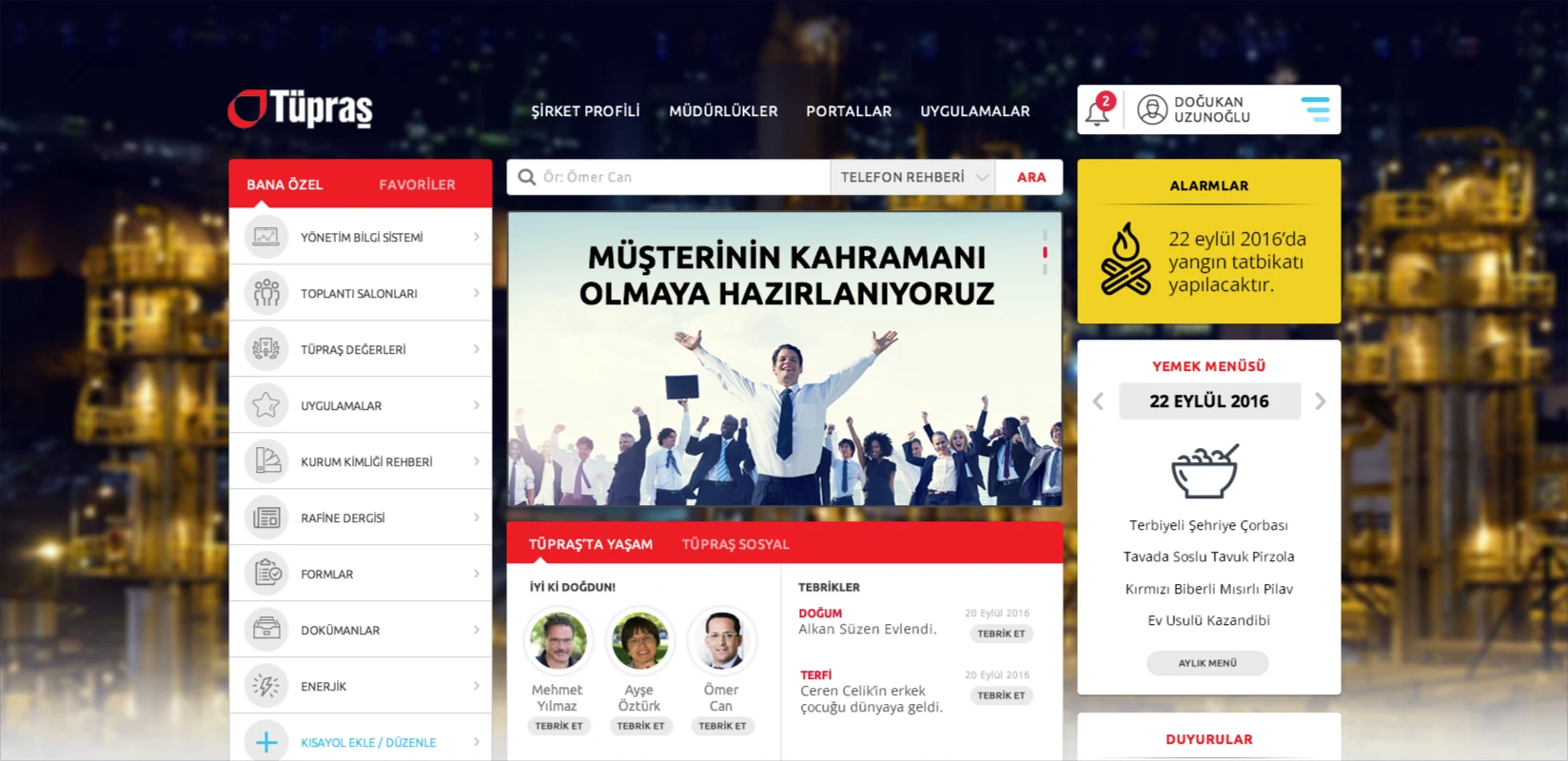 Tüpraş İntranet