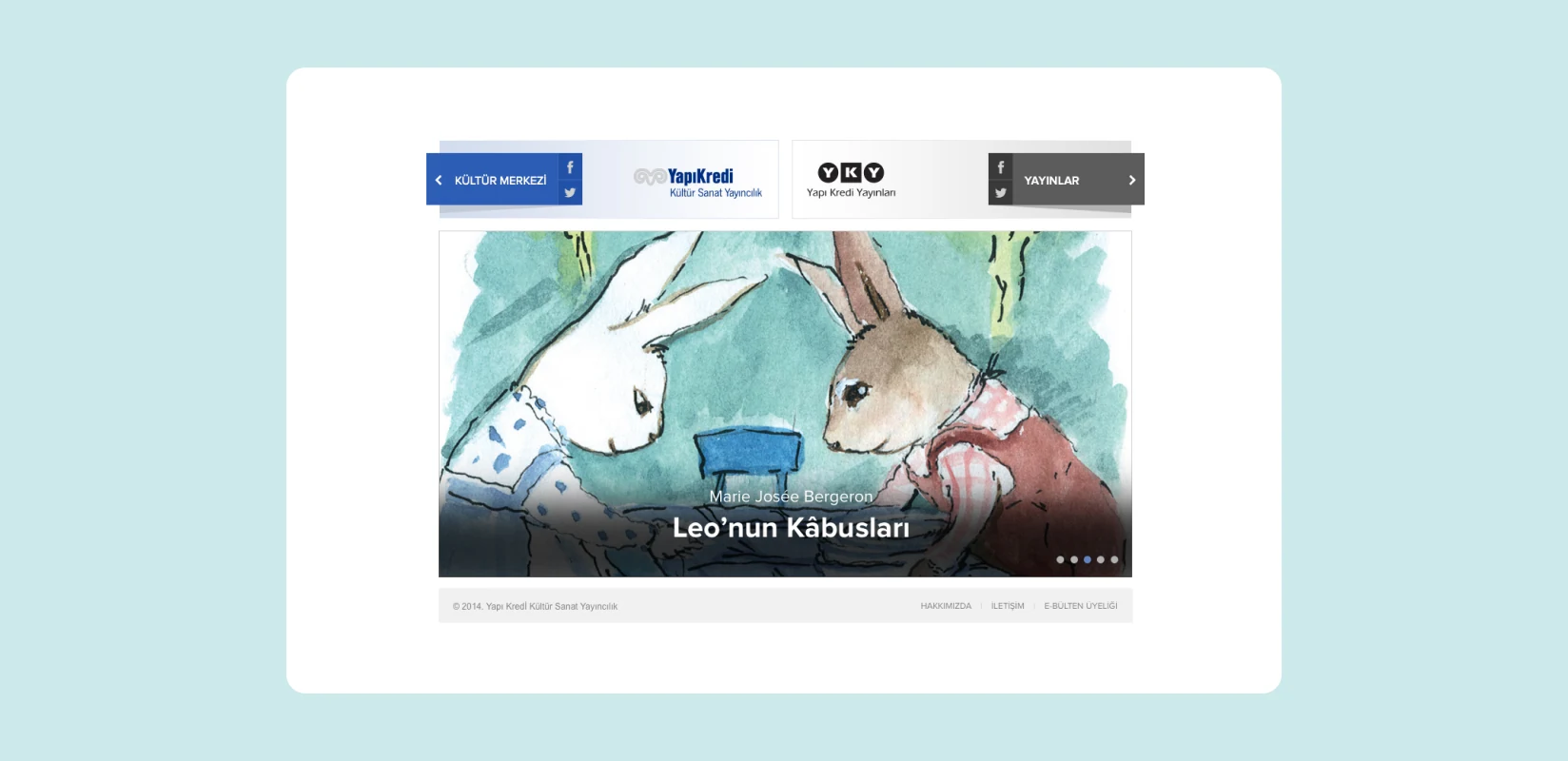 Yapı Kredi Kültür Sanat Website Redesign