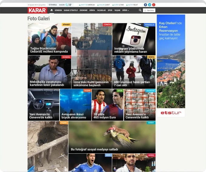 Büyük görselli foto galeri listesi