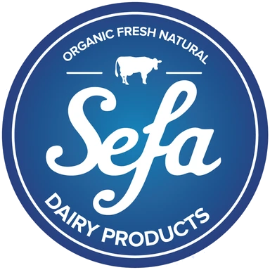 Primary Sefa Dairy logo with a round blue form and Dairy Products descriptor.