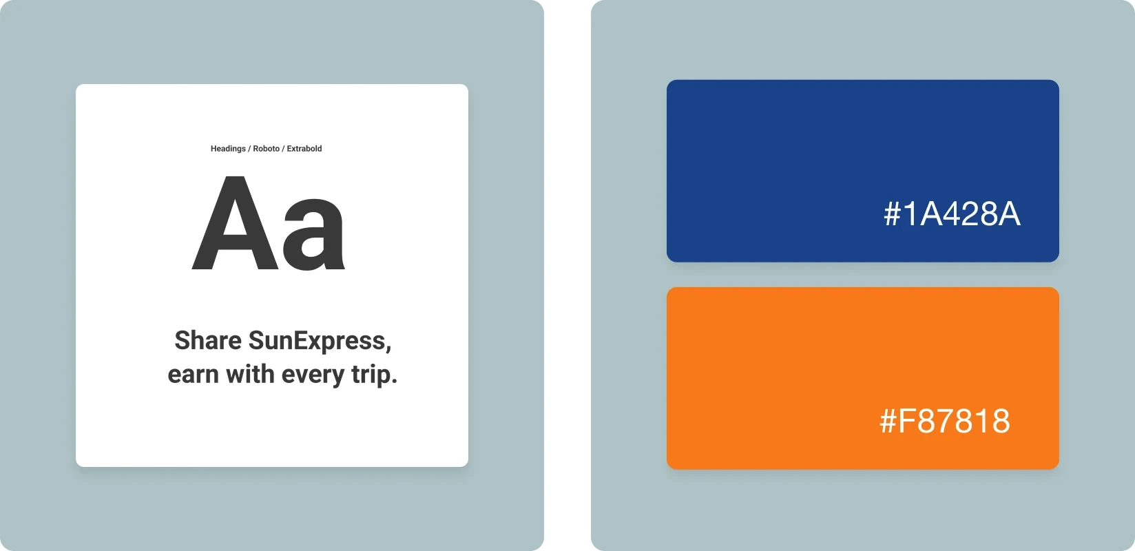 SunExpress Affiliate: tipografi ve renkler