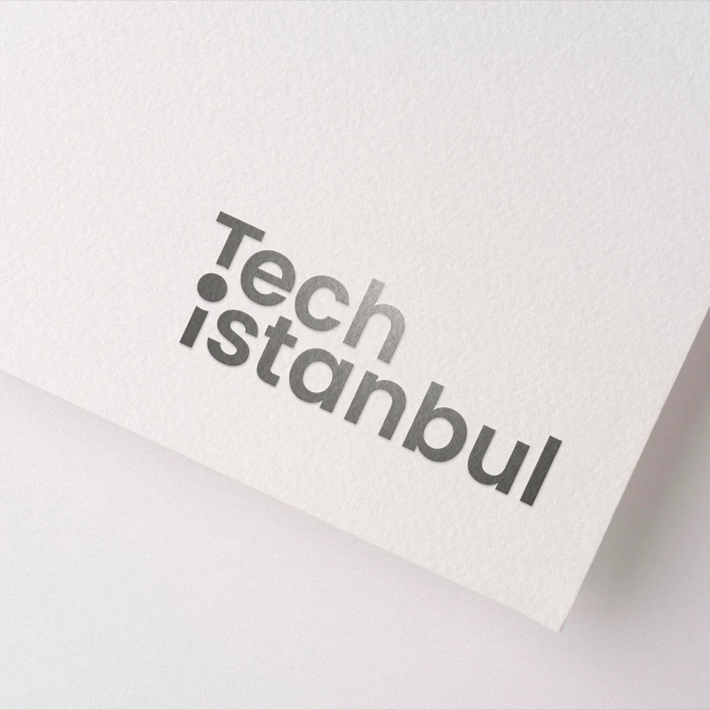Logo applied in embossed and single-colour production.