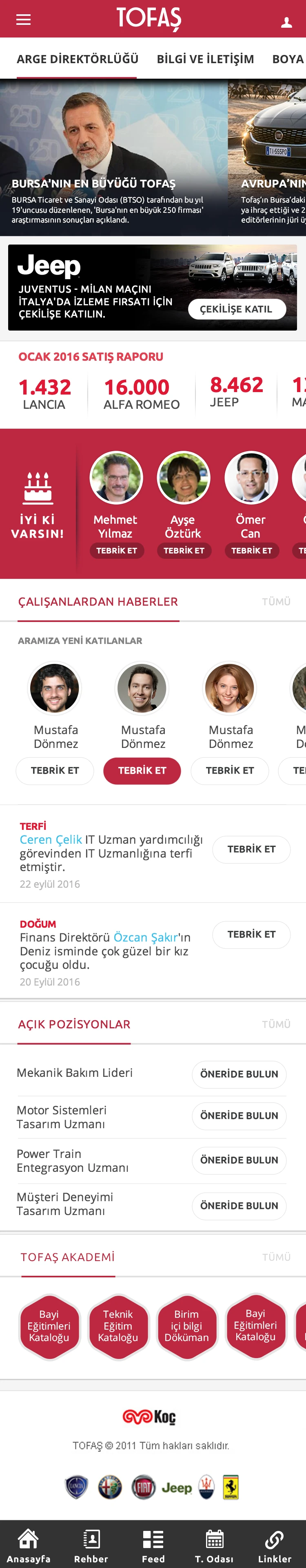 Mobil ana sayfa