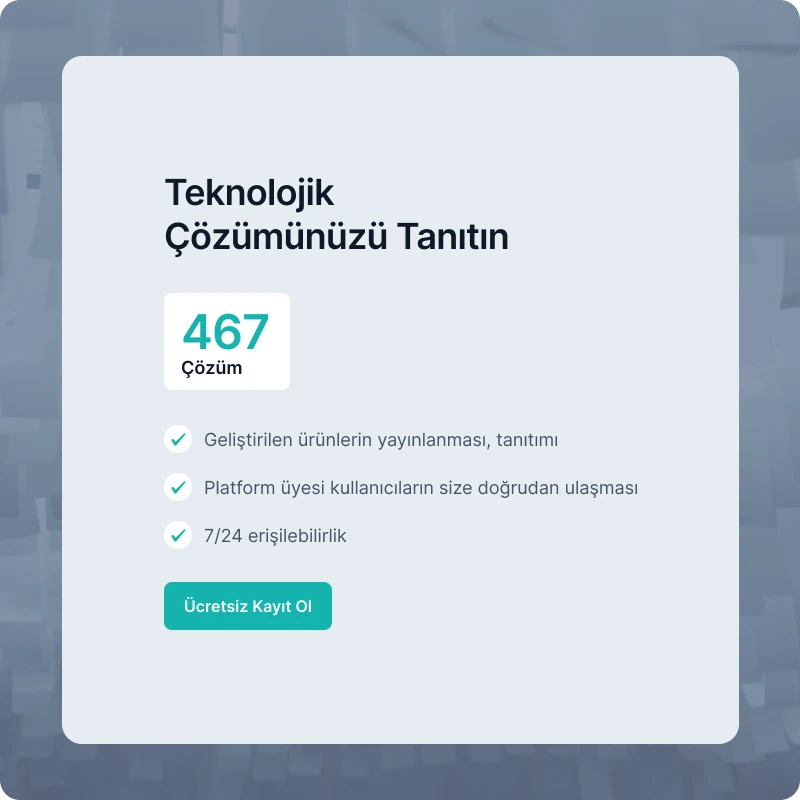 Çözüm sayısını gösteren tanıtım kartı
